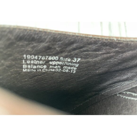 Dansko Womens 37 EU 6.5 US Raina Distressed Brown Leather Bohemian casual/dress. - Picture 9 of 9